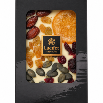 Garnished WHITE CHOCOLATE