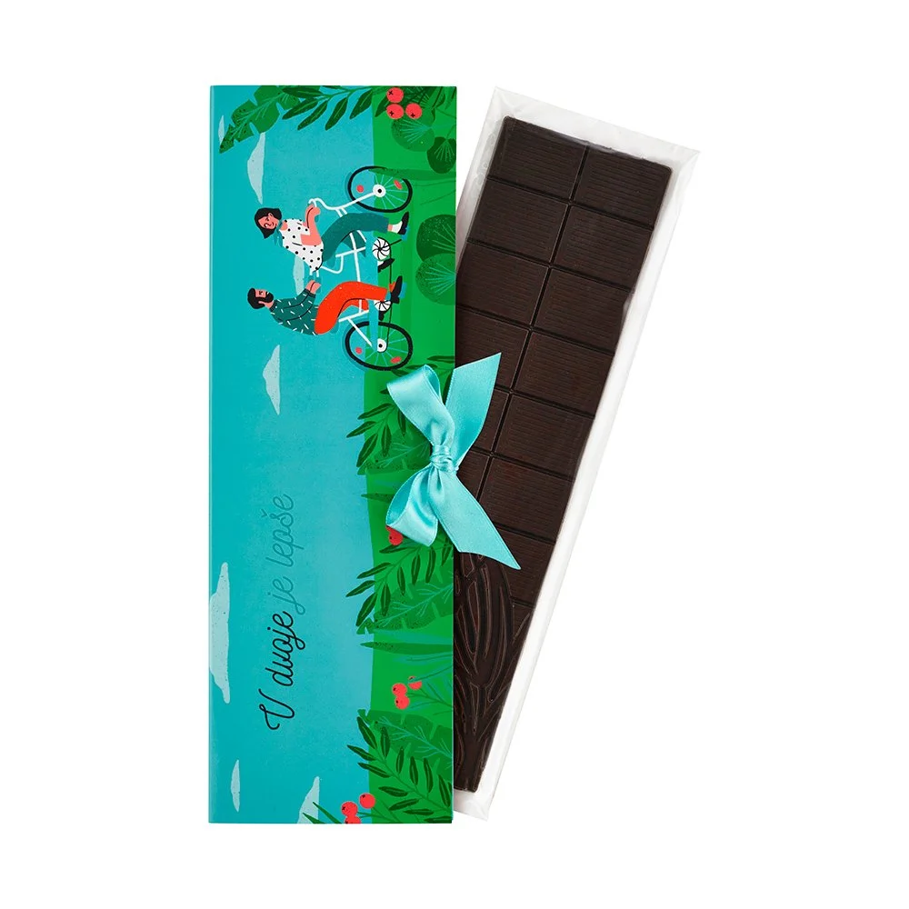 Čokoladno pismo V DVOJE JE LEPŠE (odprta)