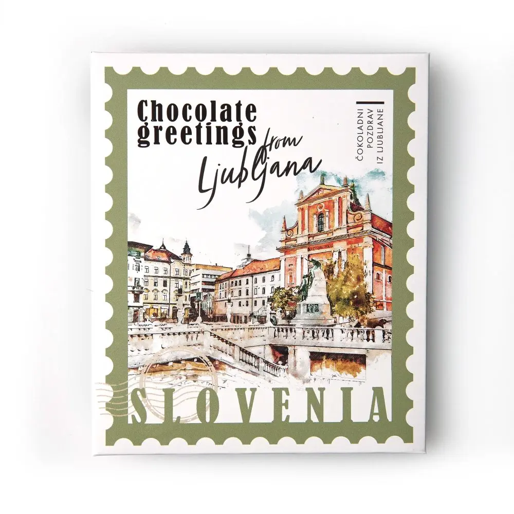 Mini čokoladica LJUBLJANA PREŠERNOV TRG