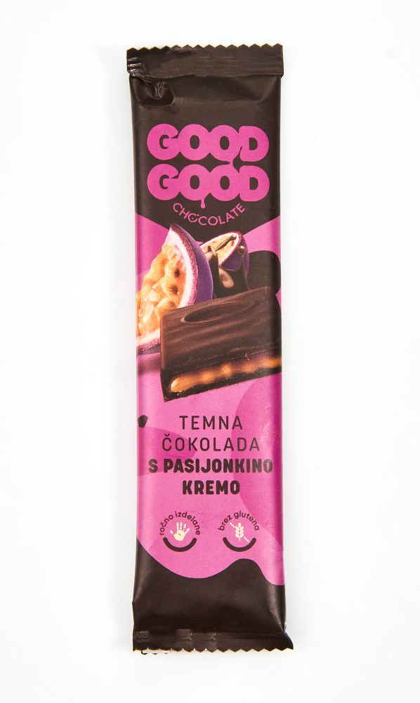 Temna čokolada polnjena s pasijonkino kremo - Image 2